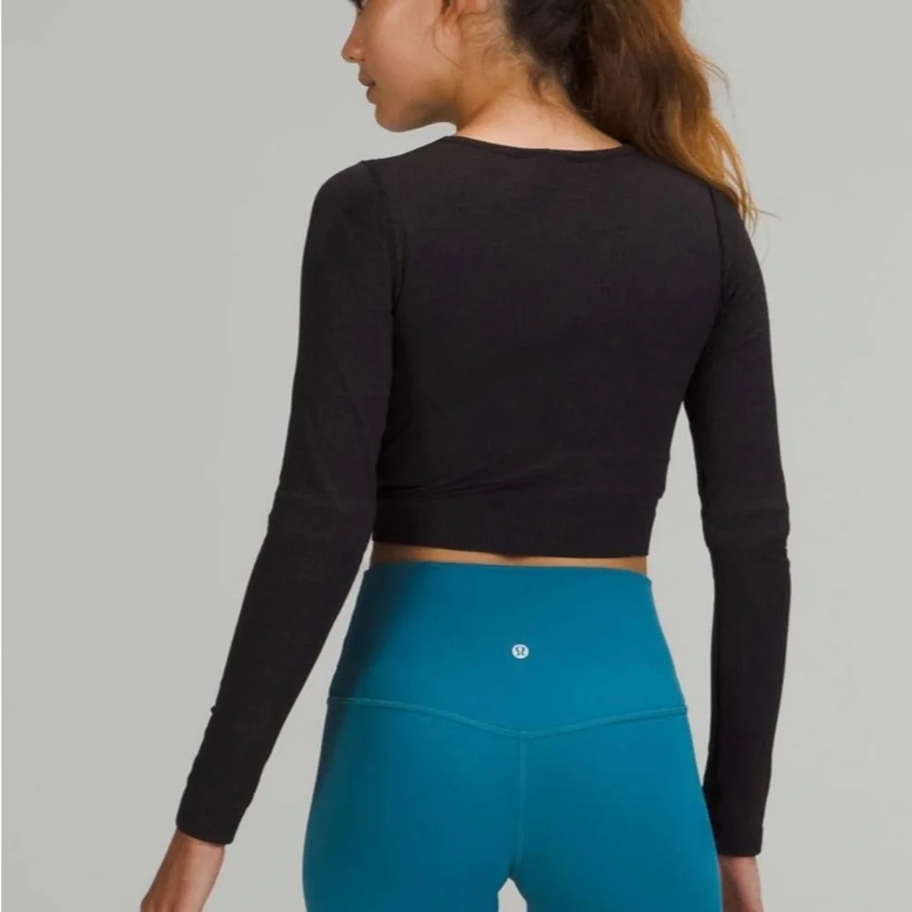 Lululemon Ebb to Street Black Long Sleeve